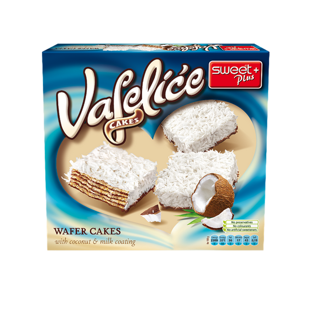 SWEET PLUS Rydo Wafer Cakes with Coconut 170g - Longdan Official