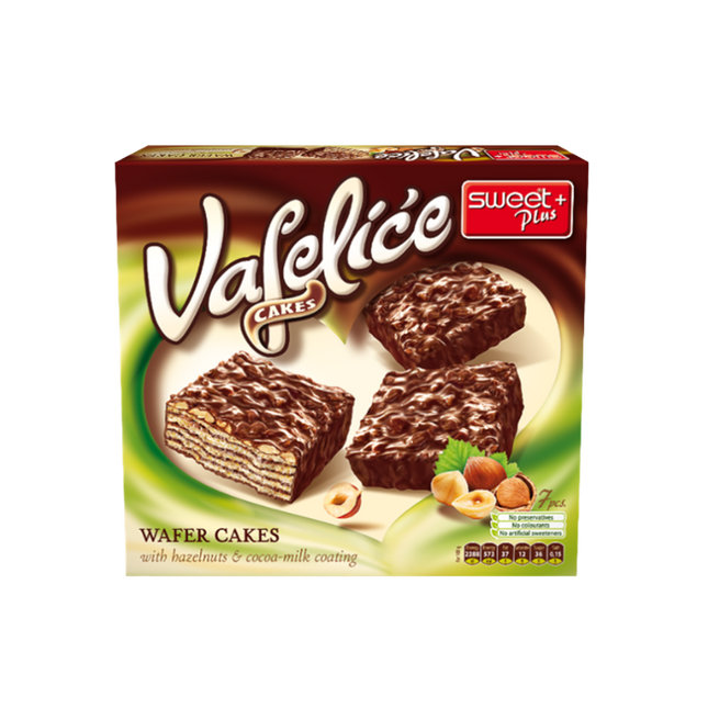 SWEET PLUS Rydo Wafer Cakes with Hazelnuts 125g - Longdan Official