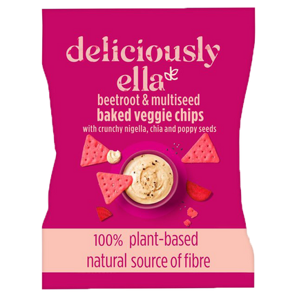 DELICIOUSLY ELLA Beetroot & Multiseed Veggie Crackers 100g - Longdan Official