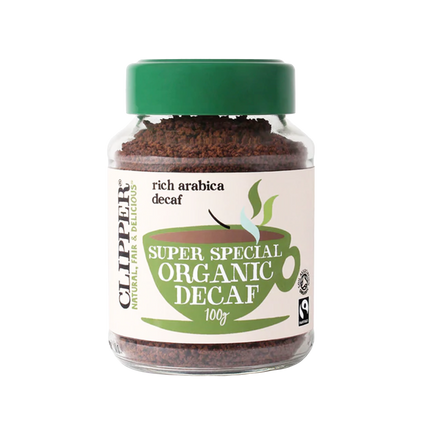 CLIPPER Fairtrade Org Decaf Instant Medium Roast 100g - Longdan Official