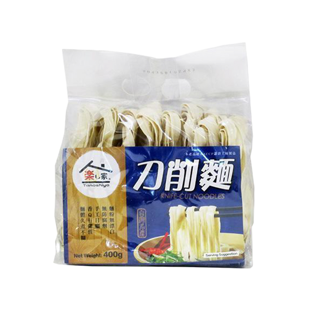 Tanoshiya Knive Cut Noodles 400G - Longdan Online Supermarket