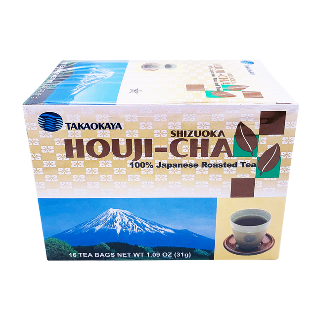 TAKAOKAYA Houjicha Teabags - Roasted Green Tea (16pcs) 31g - Longdan Official