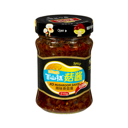 BAISHANZU XO Mushroom Authentic Szechuan Sauce 210g (Case 12)