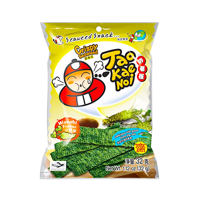TAOKAENOI Crispy Seaweed - Wasabi 36g - Longdan Official