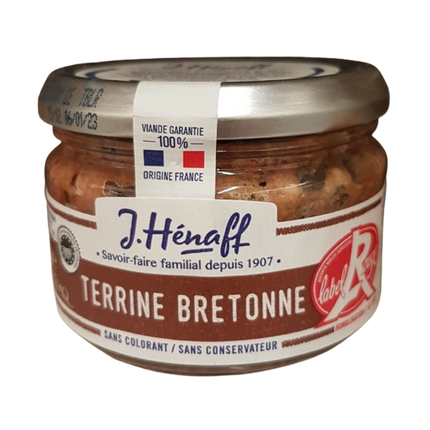 HENAFF Terrine Bretonne/ Breton Country Pate (High Quality) 180g (Case 12)