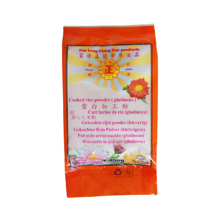 FOO LUNG CHING KEE Cooked Rice Powder (Glutinous) 450G (Case 32)