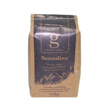 GILCHESTERS ORGANICS Semolina Fine Wheat Flour 500g - Longdan Official