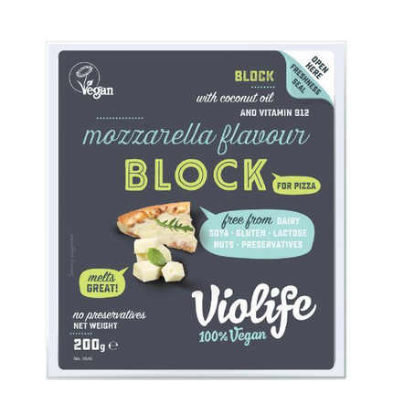 VIOLIFE Block - For Pizza Mozzarella Flavour 200g (Frozen) - Longdan Official