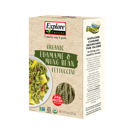 EXPLORE CUISINE Edamame & Mung Bean Fettuccine 200g - Longdan Official