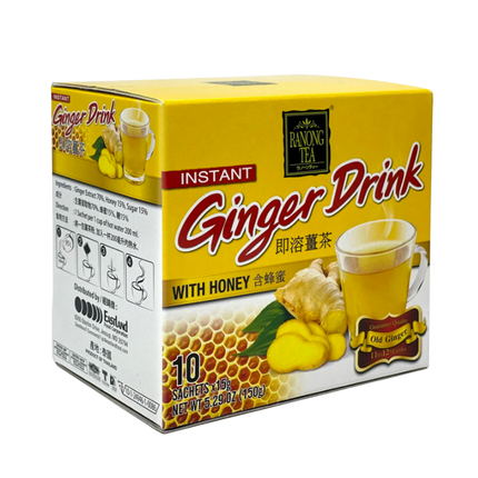 RANONG Xtra Mature Ginger Drink - Extra Honey 10 bags 10g (Case 24)