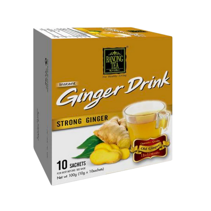 RANONG Xtra Mature Ginger Drink - Strong Ginger 10 bags 10g - Longdan Official