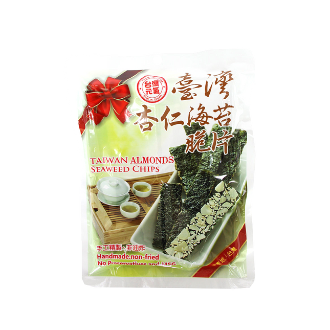 Taiwon-Taiwan Almonds Seaweed chips 40g - Longdan Official