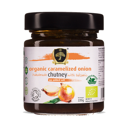 Golden Virgin organic caramelised onions chutney 225g - Longdan Official Online Store