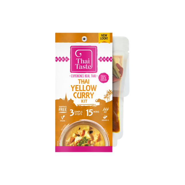 Thai Taste Easy Spicy Thai Yellow Curry Kit 233g (Case 5)