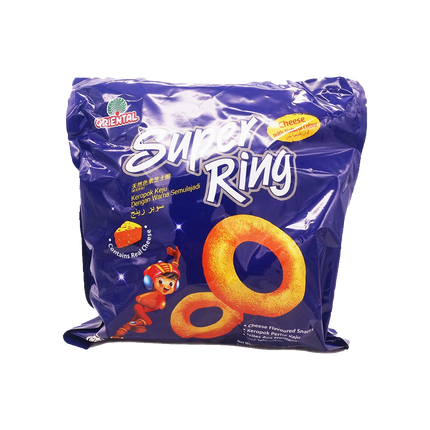 ORIENTAL Super Ring Cheese Flavour - Family Pack 8s x 14g - Longdan Official Online Store