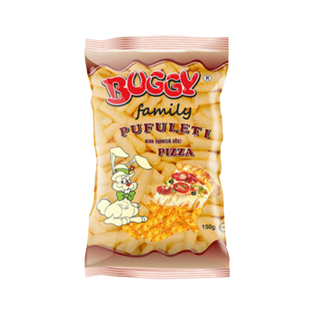 BUGGY FAMILY Pizza Corn Flips 180g (Case 10)
