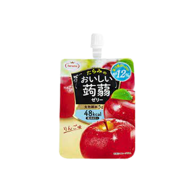 TARAMI Oishi Konjac Jelly Apple Flavour 150g (Case 36)