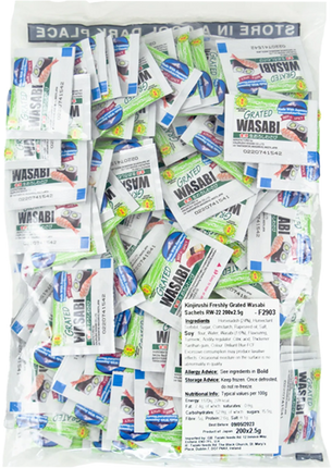KINJIRUSHI Nama Oroshi Wasabi Sachet RW-22 500g (2.5gx200pcs) (Case 20)