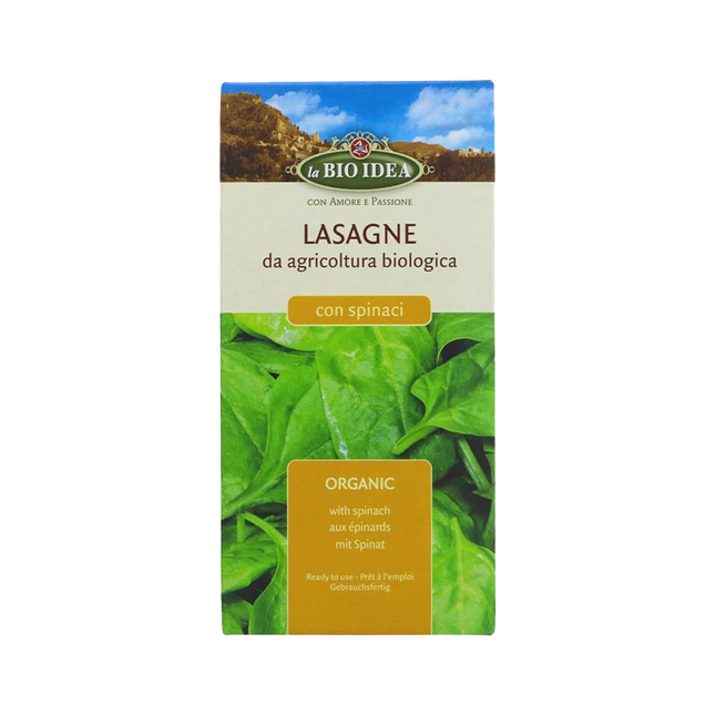 LA BIO IDEA Lasagne Green 250g (Case 12)