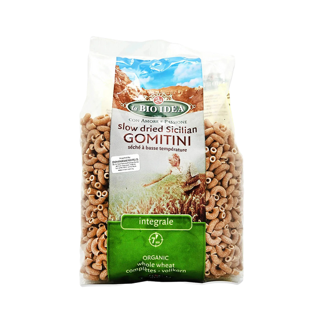 LA BIO IDEA Macaroni Elbows - Wholewheat 500g (Case 12)