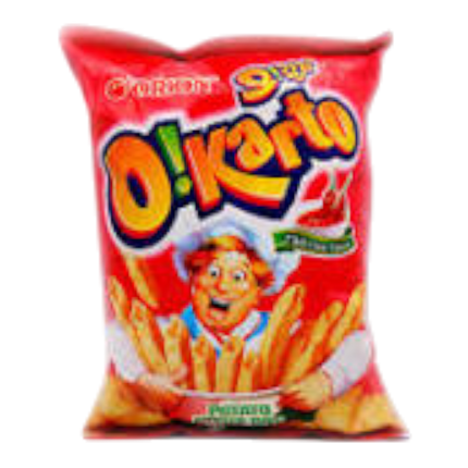 ORION O!Karto Potato Chips - Chilli Chilli Flavour 50g