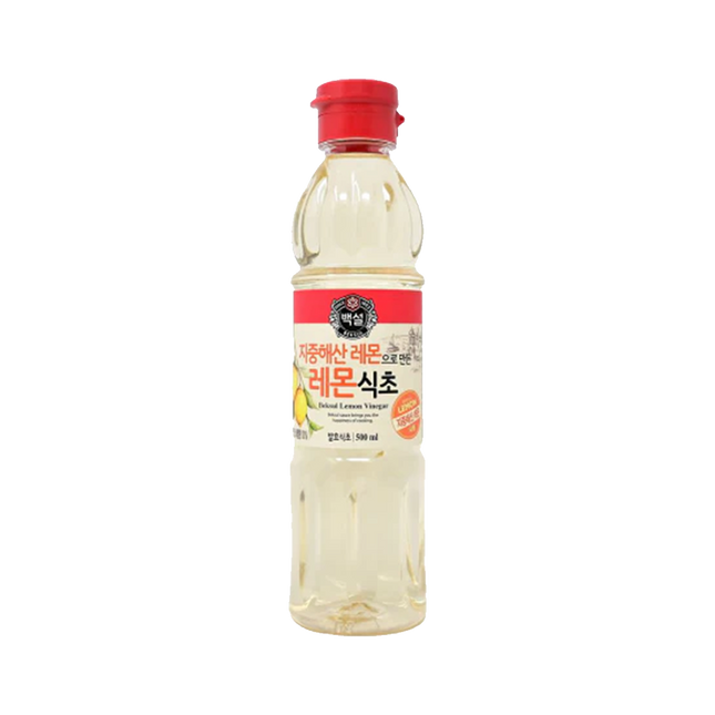 CJ BEKSUL Lemon Vinegar 500ml (Case 24)