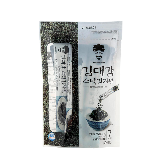 HAEDAMSOL Seaweed Flake Stick 7pcs 70g (Case 25)