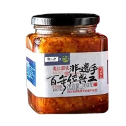JIAJIANG Fermented Bean Curd With Chinese Cabbage 360g (Case 15)