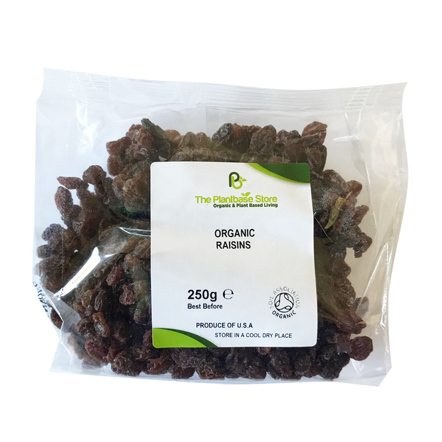 The Plantbase Store Organic Raisins Thompson Seedless 250g - Longdan Online Supermarket