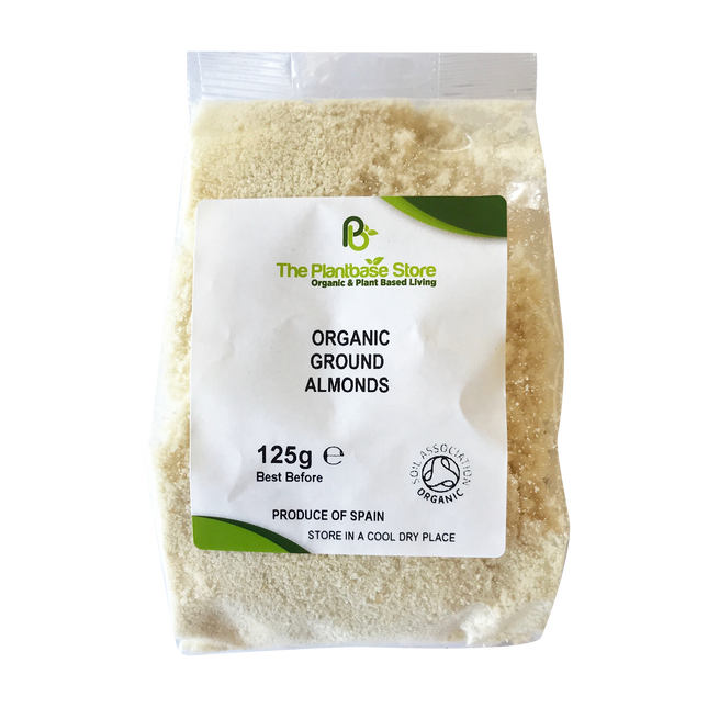 The Plantbase Store Organic Almonds Ground 125g - Longdan Online Supermarket