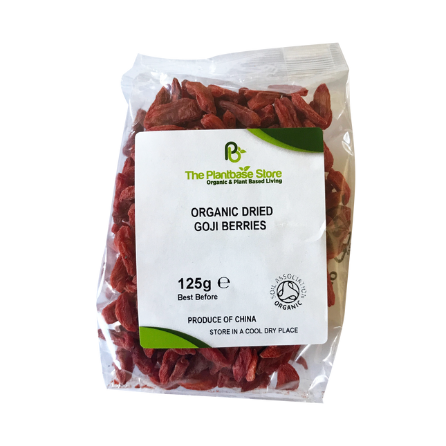 The Plantbase Store Organic Goji Berries 125g - Longdan Online Supermarket