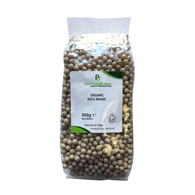 The Plantbase Store Organic Soya Beans 500g - Longdan Online Supermarket
