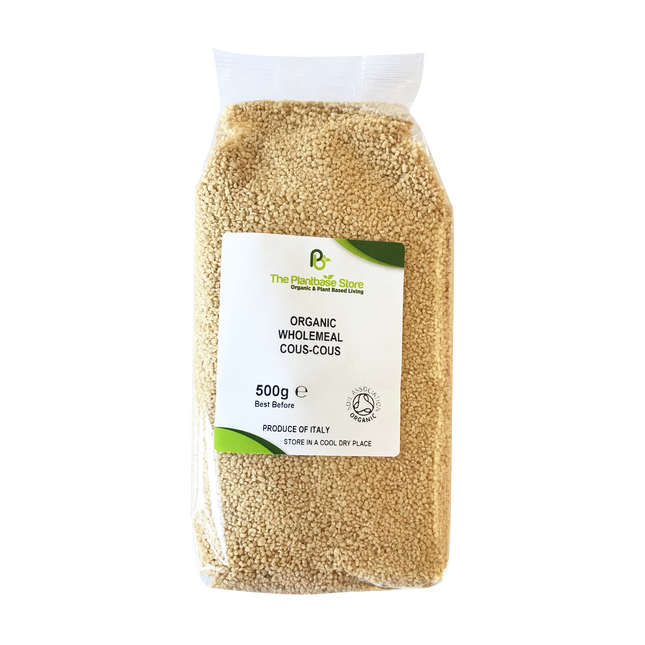 The Plantbase Store Organic Wholemeal Cous-Cous 500g - Longdan Online Supermarket