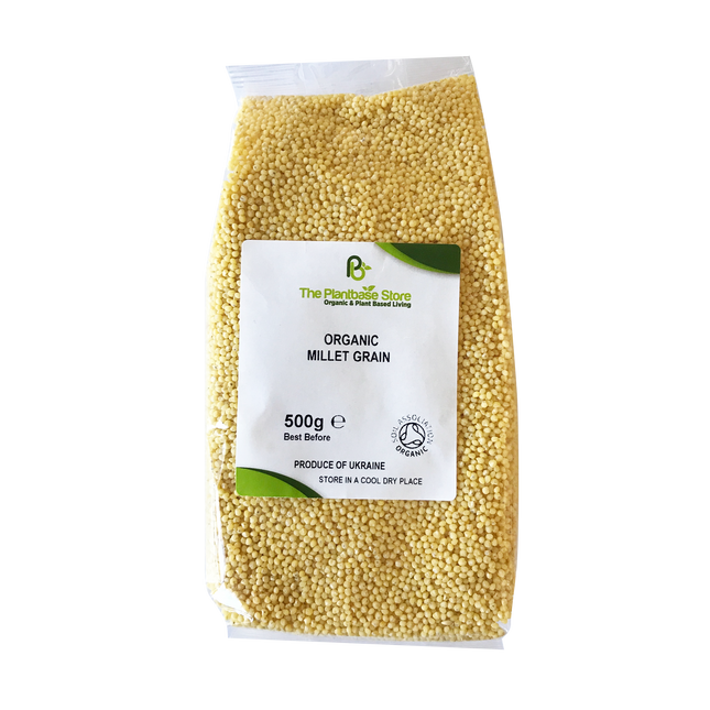 The Plantbase Store Organic Hulled Millet 500g - Longdan Online Supermarket