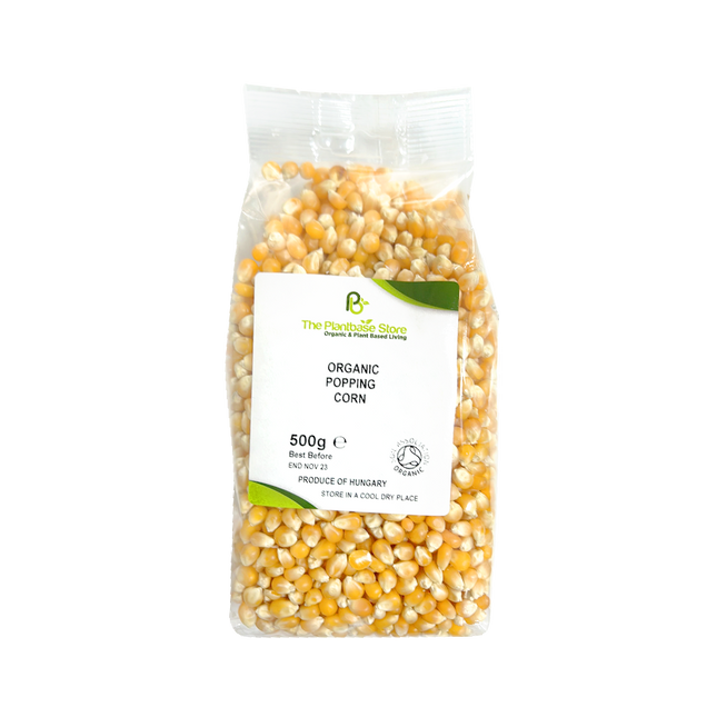 The Plantbase Store Organic Popping Corn 500g - Longdan Official