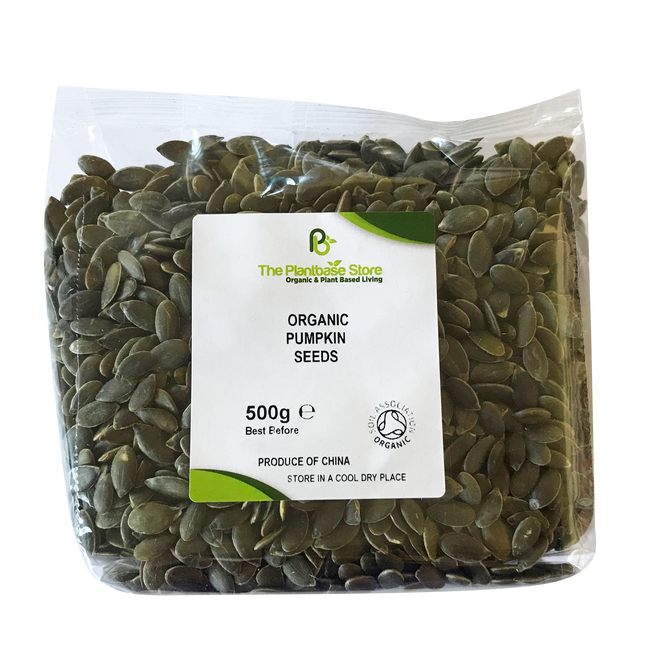The Plantbase Store Organic Pumpkin Seeds 500g - Longdan Online Supermarket