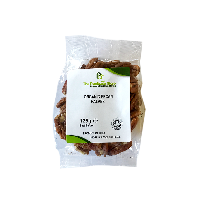 The Plantbase Store Organic Pecan Halves 125g - Longdan Online Supermarket