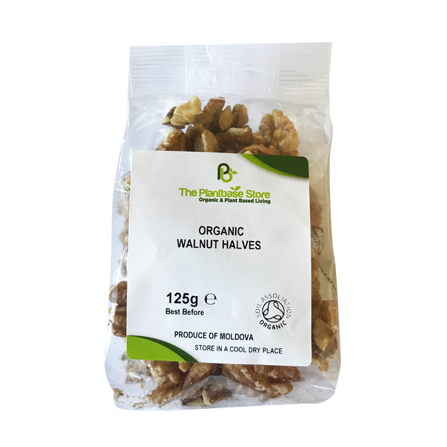 The Plantbase Store Organic Walnuts Halves 125g - Longdan Online Supermarket