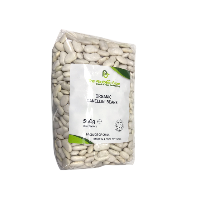The Plantbase Store Organic Cannellini Beans 500g - Longdan Online Supermarket