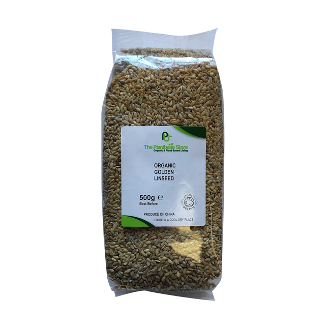 The Plantbase Store Organic Golden Linseed 500g - Longdan Online Supermarket