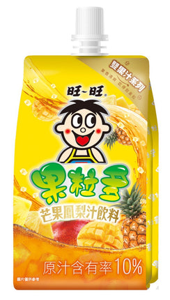WANT WANT - Nata De Coco Fruit Drink (Mango Pineapple Flavor) 250ml (Case 24)