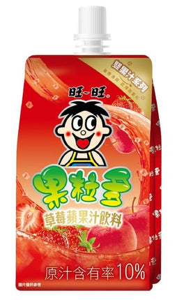 WANT WANT - Nata De Coco Fruit Drink (Strawberry Flavour) 250ml (Case 24)