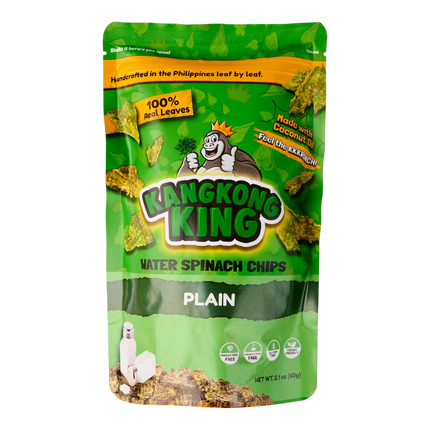 KANGKONG KING Crispy Spinach Chips - Plain Flv 60g (Case 24)