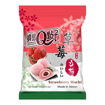 Q Mochi - Strawberry Flavour 120g (Case 24)