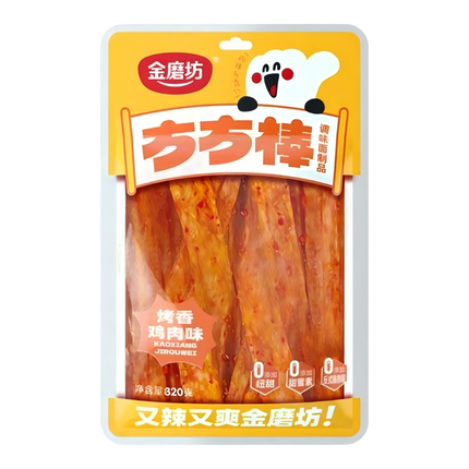 GOLDEN MILL Jumbo Latiao Gluten Strips - Grilled Chicken 120g (Case 40)