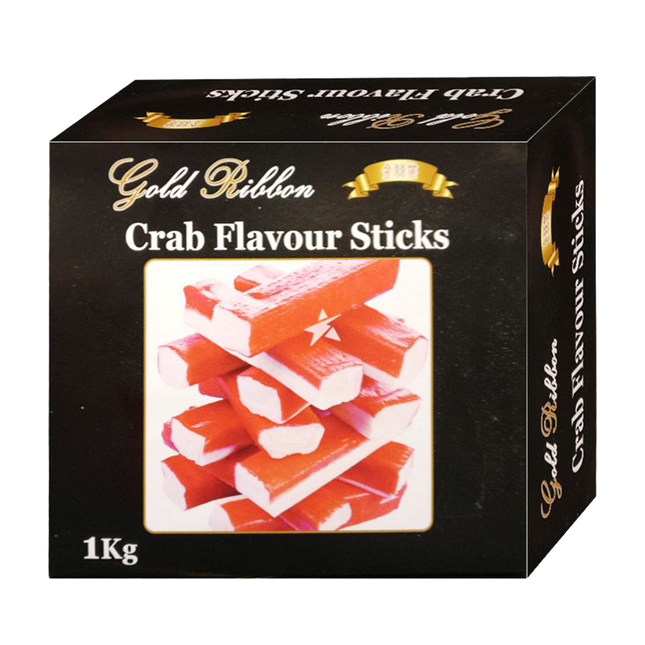 Gold Ribbon Crab Sticks 1kg (Frozen) (Case 10)