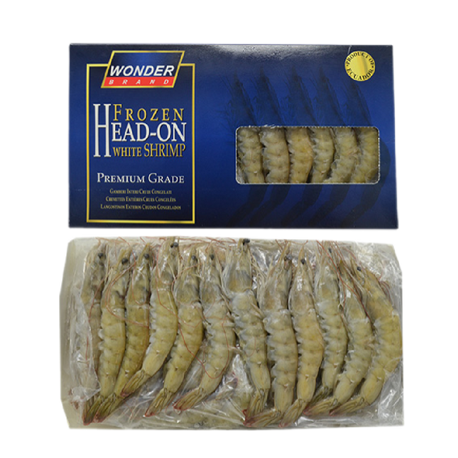 WONDER IQF HOSO Ecuadorian King Prawns 30/40 1kgnet (Frozen) (Case 10)