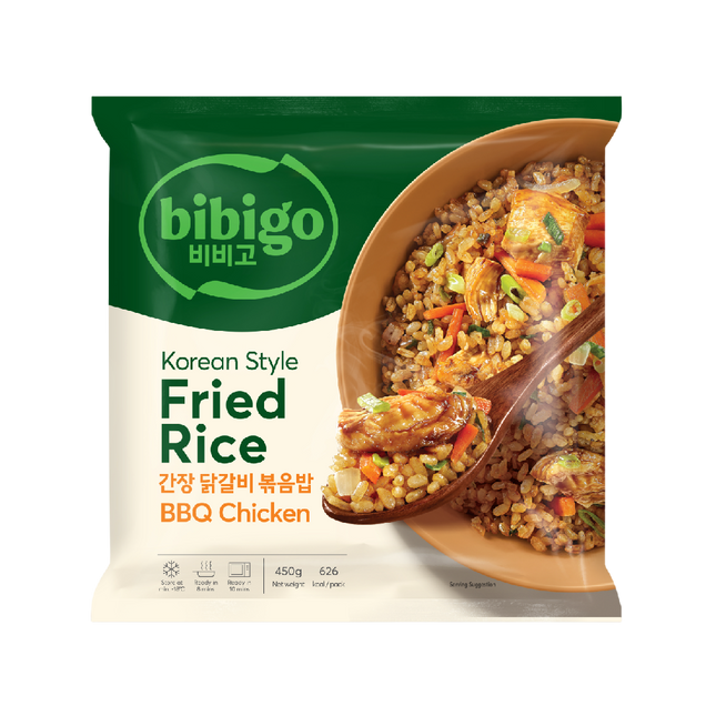 CJ BIBIGO Fried Rice K-BBQ Chicken 450g (Frozen) (Case 14)