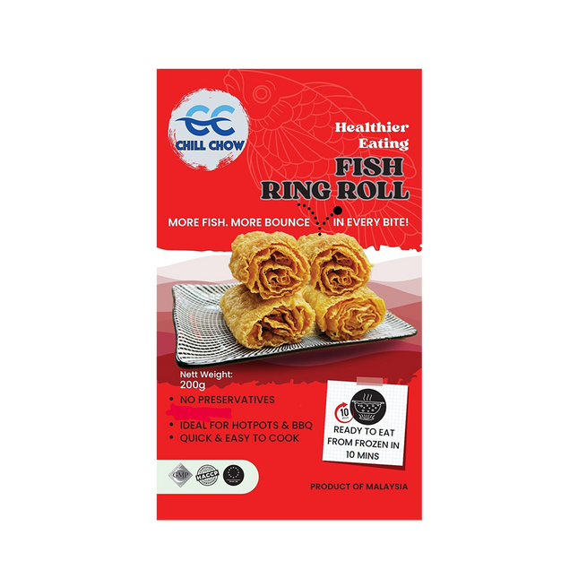 CHILL CHOW Fish Ring Roll 200g (Frozen) (Case 50)