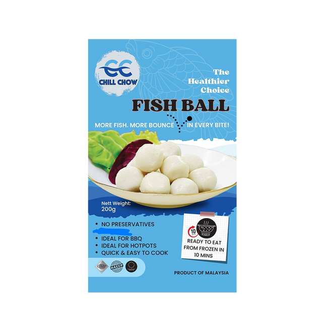 CHILL CHOW Fish Ball 200g (Frozen) (Case 50)